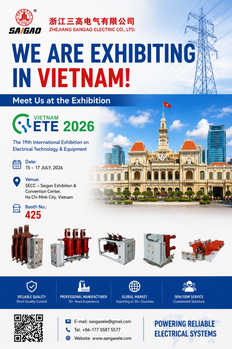 SANGAO เข้าร่วมงาน Vietnam ETE & Greenergy Expo 2026